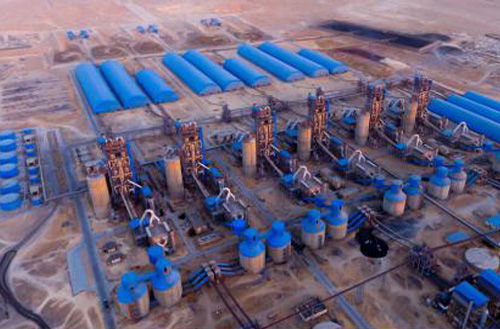 由鵬飛集團(tuán)供貨的6×6000TPD水泥回轉(zhuǎn)窯、立磨成功投產(chǎn)